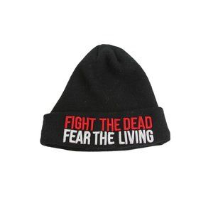 AMC Network The Walking Dead Fight The Dead Black Beanie Hat Logo One Size